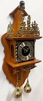 Настенные механические часы SARS 5602-261 Italian Walnut Настенные часы