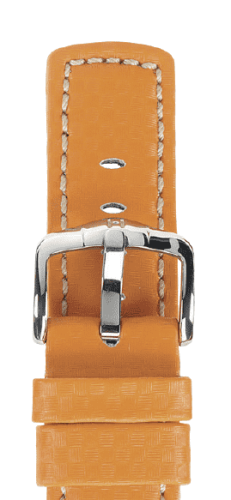 Ремешок Hirsch Carbon оранжевый 18 мм L 02592076-2-18 Ремешки и браслеты для часов
