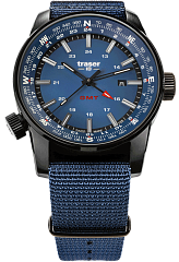 Мужские часы Traser P68 Pathfinder GMT Blue 109034 Наручные часы