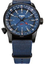 Мужские часы Traser P68 Pathfinder GMT Blue 109034 Наручные часы