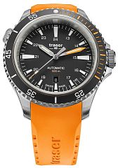 Мужские часы Traser P67 Black Orange Rubber 110323 Наручные часы