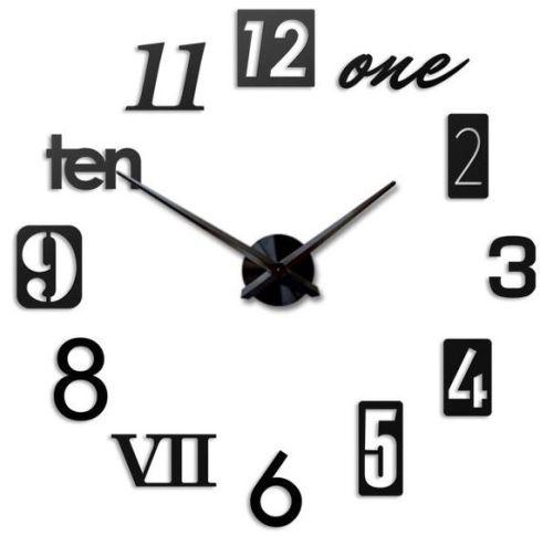Фото часов Настенные часы 3D Decor Number Premium B 014027b-150