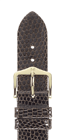 Ремешок Hirsch Lizard темно-коричневый 13 мм M 01766170-1-13 Ремешки и браслеты для часов