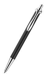 Ручка роллер с нажимным механизмом черная KIT Accessories R005101 Ручки и карандаши