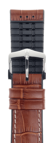 Ремешок Hirsch George коричневый 20 мм L 0925128070-2-20 Ремешки и браслеты для часов