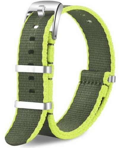 Ремешок НАТО из качественного нейлона светло-зеленый 22 мм Ремешки и браслеты для часов