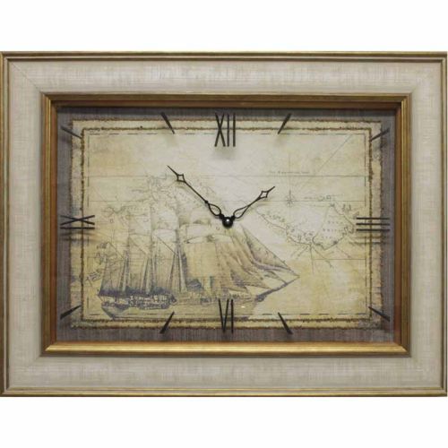 Фото часов Часы картины Династия 04-043-06 Старый корабль
            (Код: 04-043-06)