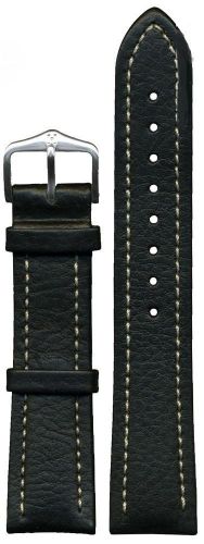 Ремешок Hirsch Buffalo черный M 113502-50-2-18 Ремешки и браслеты для часов