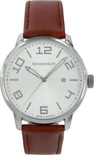 Фото часов Мужские часы Romanson Leather TL8250BMW(WH)