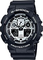 Casio G-Shock GA-100BW-1A Наручные часы