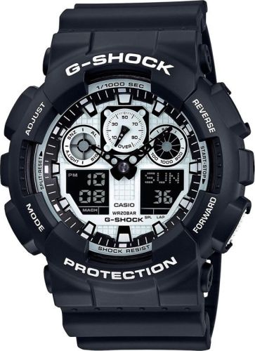 Фото часов Casio G-Shock GA-100BW-1A