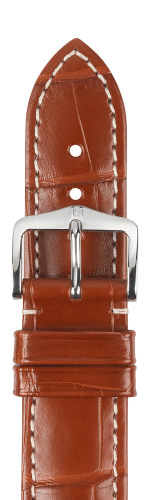 Ремешок Hirsch Connoisseur оранжевый 22 мм L 02007179-2-22 Ремешки и браслеты для часов