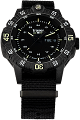 Мужские часы Traser P99 Q Tactical Black текстиль 110722 Наручные часы