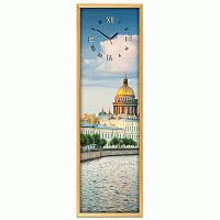 Настенные часы из песка Династия 03-009 "Исаакиевский Собор"
            (Код: 03-009) Настенные часы