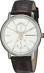 Мужские часы Romanson Adel Round TL3236FMJ(WH)BN Наручные часы