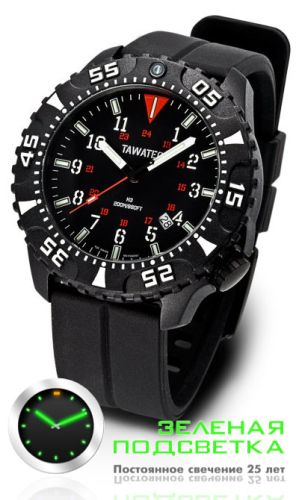 Фото часов Мужские часы TAWATEC E.O.Diver (кварц) (200м) TWT.43.B6.11G