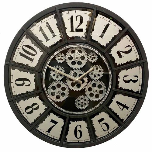 Фото часов Настенные часы с шестеренками GALAXY CRK-500-G