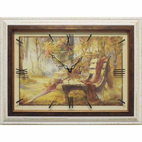 Фото часов Часы картины Династия 04-037-11 Осенний парк
            (Код: 04-037-11)