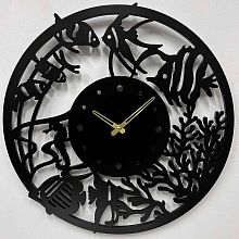 Настенные часы Castita CL-47-2-Aqua-Black  Настенные часы