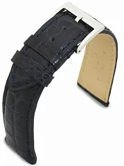 Ремешок для часов из кожи аллигатора Crocodile Синий 18 мм Ремешки и браслеты для часов