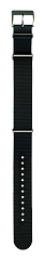 Каучуковый ремешок НАТО Bonetto Cinturini черный 22 мм - 328022 Ремешки и браслеты для часов