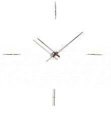 Nomon MERLIN 4 N 155 CHROME/WENGE, d=155см MEWG04 Настенные часы