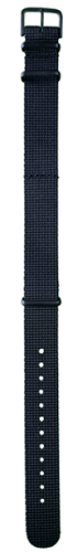 Ремешок НАТО Traser №110 22 мм, черный - 109421 Ремешки и браслеты для часов